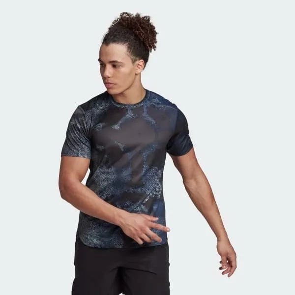 Áo Thun Nam Adidas M D4T Hiit Tee HL8785 Màu Xanh Đen Size S - Thời trang - Vua Hàng Hiệu