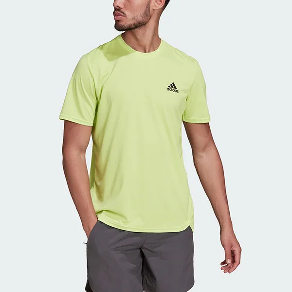 Áo Thun Nam Adidas Designed For Movement Aeroready T-Shirt HF7218 Màu Xanh Green Size XS