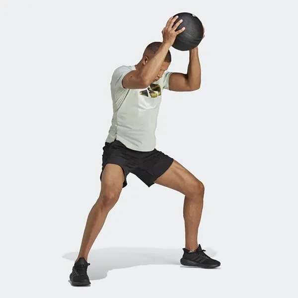 Áo Thun Nam Adidas GFX T-Shirt HL8805 Màu Xanh Green Size S