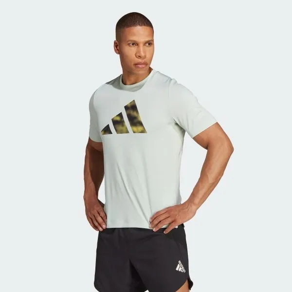 Áo Thun Nam Adidas GFX T-Shirt HL8805 Màu Xanh Green Size S