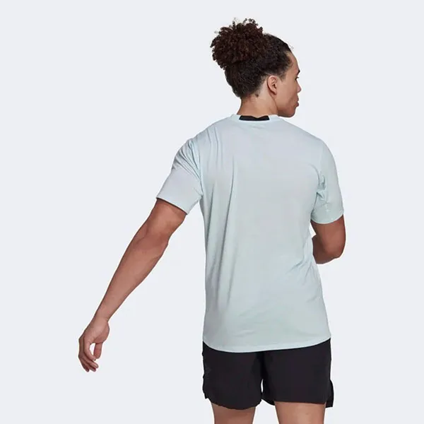 Áo Thun Nam Adidas M D4T HL8818 T-Shirt Màu Xanh Green Size M