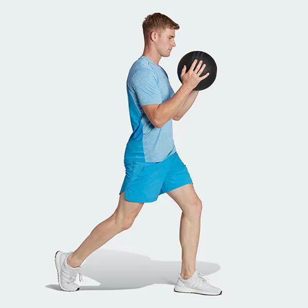 Áo Thun Nam Adidas M Hiit Cool Tee HL8792 Màu Xanh Blue Size S