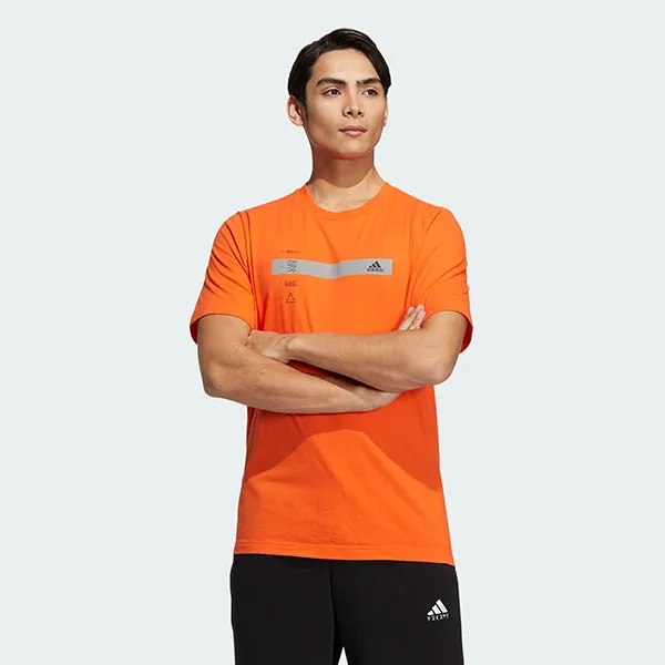 Áo Thun Nam Adidas Must Haves T-Shirt HM5153 Màu Cam Size XS