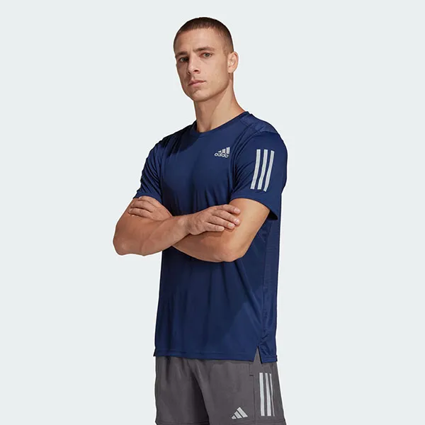 Áo Thun Nam Adidas Own The Run T-Shirt HM8445 Màu Xanh Đậm Size XS