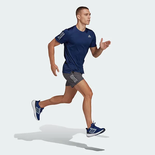 Áo Thun Nam Adidas Own The Run T-Shirt HM8445 Màu Xanh Đậm Size XS
