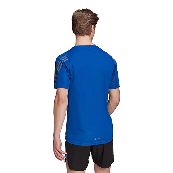 Áo Thun Nam Adidas Run Icon HJ7225 T-shirt Màu Xanh Blue Size XS