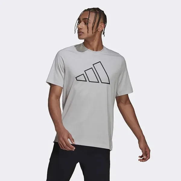 Áo Thun Nam Adidas Ti 3Bar Tee HD3548 Màu Xám Size XS - Thời trang - Vua Hàng Hiệu
