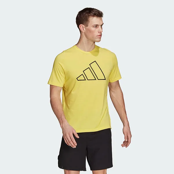 Áo Thun Nam Adidas Train Icons 3 Bar Training T-Shirt HK9530 Màu Vàng Size XS - Thời trang - Vua Hàng Hiệu