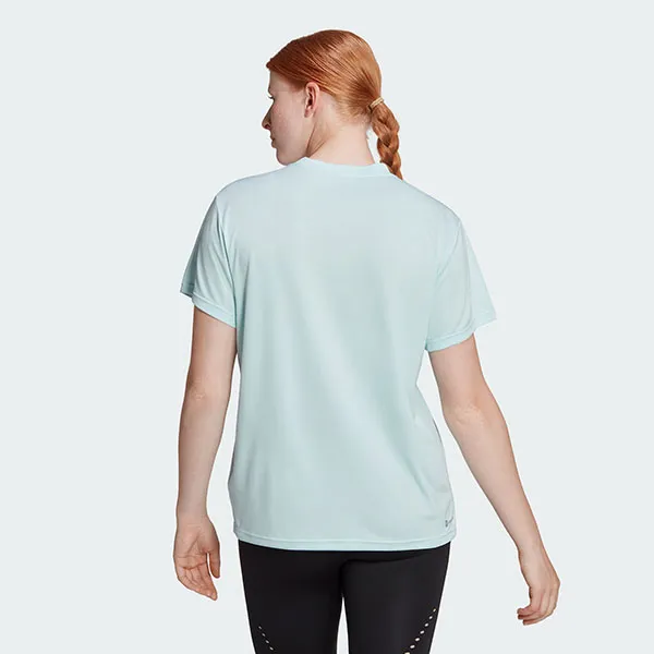 Áo Thun Nữ Adidas AEROREADY Designed To Move T-Shirt HN3884 Màu Xanh Blue Size 2XS
