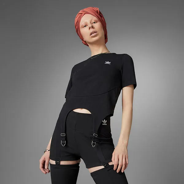 Áo Thun Nữ Adidas Always Original HF2010 T-Shirt Màu Đen Size 28