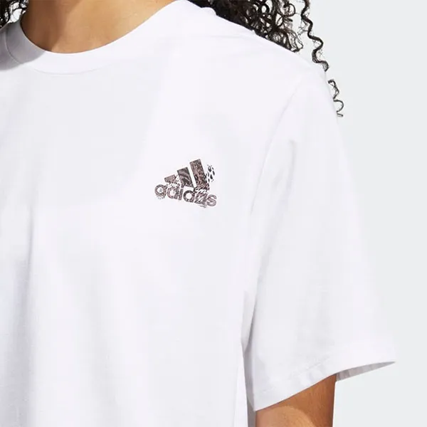 Áo Thun Nữ Adidas HJ9505 T-Shirt Màu Trắng Size XL