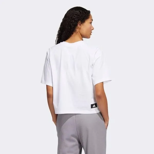 Áo Thun Nữ Adidas HJ9505 T-Shirt Màu Trắng Size XL