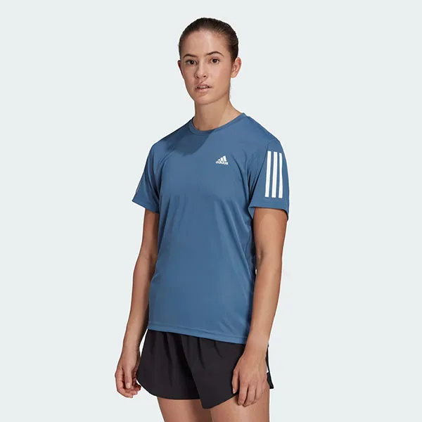Áo Thun Nữ Adidas Own The Run T-Shirt HL9153 Màu Xanh Size M - Thời trang - Vua Hàng Hiệu