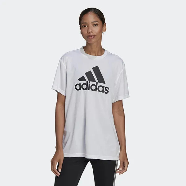 Áo Thun Nữ Adidas W Bl Boyf HE6741 T-Shirt Màu Trắng Size M