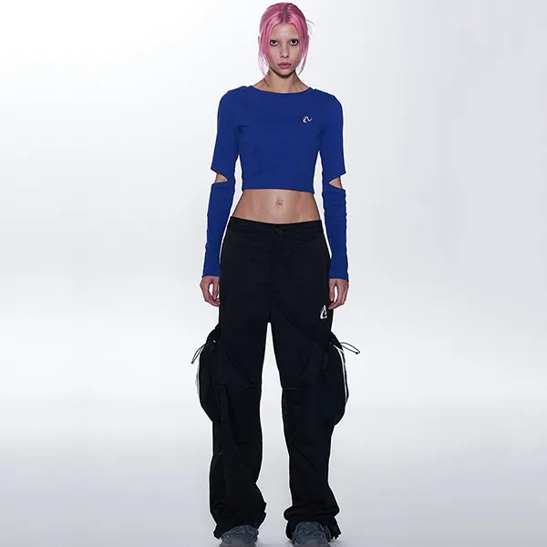 Áo Thun Nữ Nerdy Cutout Long Tshirt Màu Xanh Dương - Thời trang - Vua Hàng Hiệu