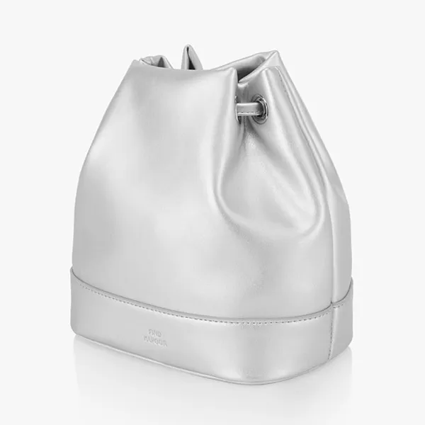 Balo Nữ Find Kapoor Pingo Plum Backpack 18 Silver Màu Bạc - Túi xách - Vua Hàng Hiệu