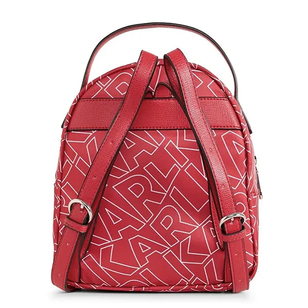 Balo Karl Lagerfeld Paris Nylon Backpack LH1KE899 Màu Đỏ