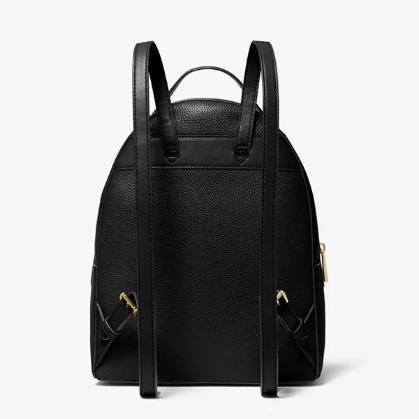 Balo Nữ Michael Kors MK Valerie Medium Leather Backpack 30F2G9VB2L Màu Đen - Túi xách - Vua Hàng Hiệu