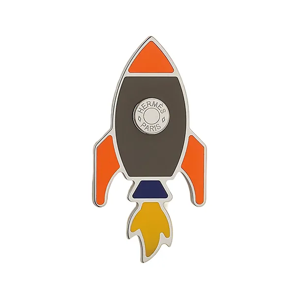 Cài Áo Hermès Space H Badge Rocabar H Phối Màu