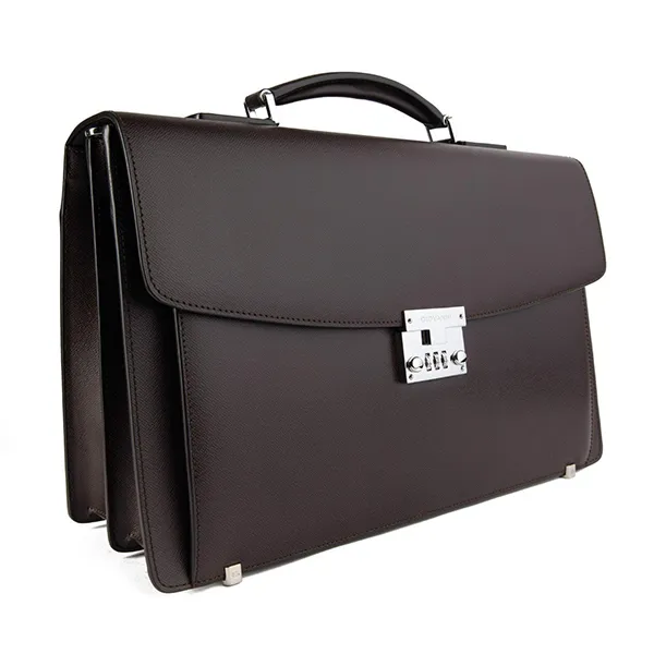 Cặp Xách Tay Nam Giovanni Da Cao Cấp UC080-BR Màu Nâu