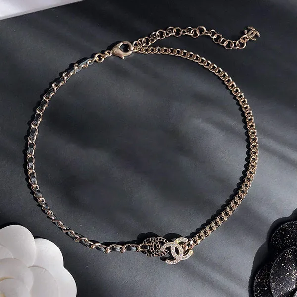 Dây Chuyền Choker Nữ Chanel Necklaces & Pendants AB927BB09009NK077 Màu Vàng - Trang sức - Vua Hàng Hiệu