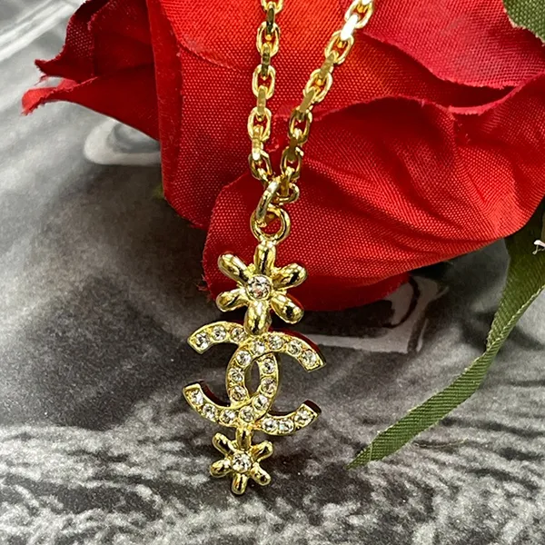 Dây Chuyền Nữ Chanel CC Necklace ABB330 B13556 NQ114 GP Gold Metal Màu Vàng