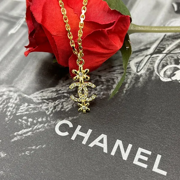 Dây Chuyền Nữ Chanel CC Necklace ABB330 B13556 NQ114 GP Gold Metal Màu Vàng