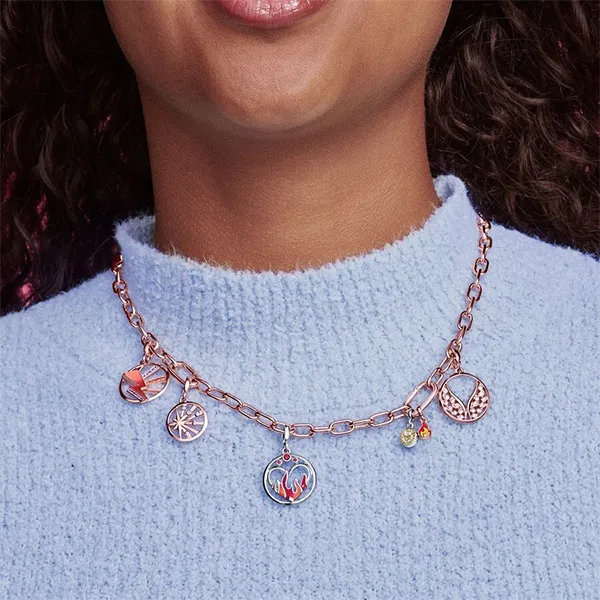 Dây Chuyền Nữ Pandora ME Link Chain Necklace 389685C00 Màu Vàng Hồng - Trang sức - Vua Hàng Hiệu
