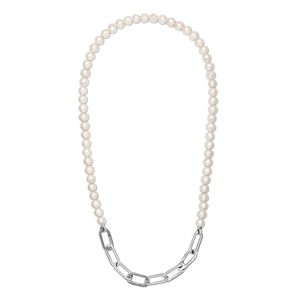 Dây Chuyền Nữ Pandora Me Treated Freshwater Cultured Pearl Necklace 399658C01 Màu Bạc