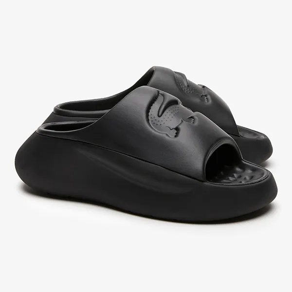 Dép Nam Lacoste Croco 3.0 Synthetic Slides Dark Green 45CMA0004 02H Màu Đen Size 7 - Dép - Vua Hàng Hiệu