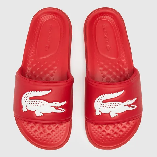 Dép Lacoste Dualiste Slides 43CMA002017K Màu Đỏ Size 40.5
