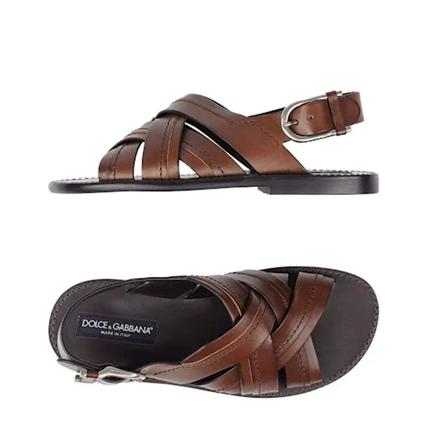 Dép Nam Dolce & Gabbana D&G CA6619 Màu Nâu Size 41