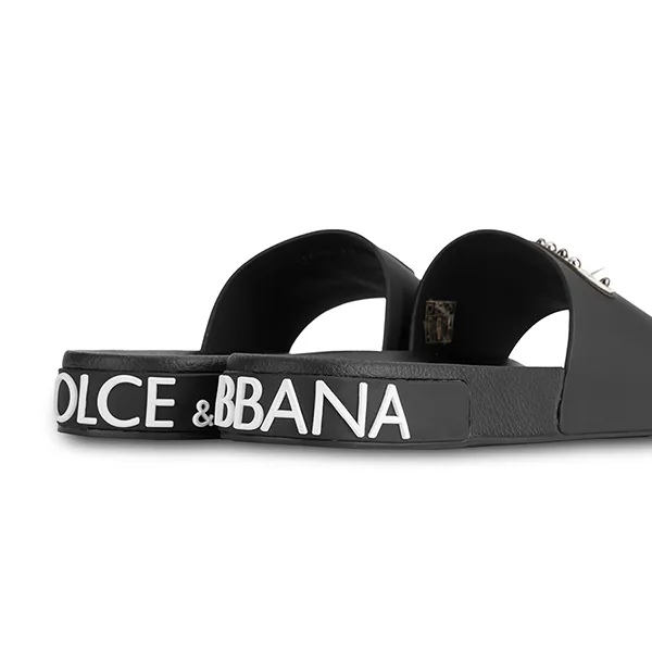 Dép Nam Dolce & Gabbana D&G DG CS1646 AA814 80999 Màu Đen Size 42