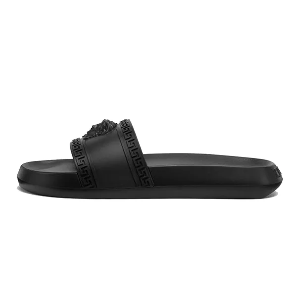 Dép Nam Versace Palazzo Slides Màu Đen Size 41 - Dép - Vua Hàng Hiệu