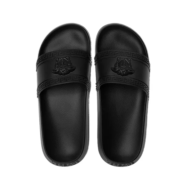 Dép Nam Versace Palazzo Slides Màu Đen Size 41 - Dép - Vua Hàng Hiệu