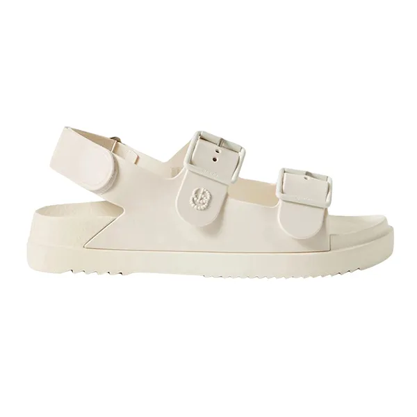 Dép Sandal Nữ Gucci Isla Buckled Rubber Sandals Màu Trắng Size 38 - Dép - Vua Hàng Hiệu