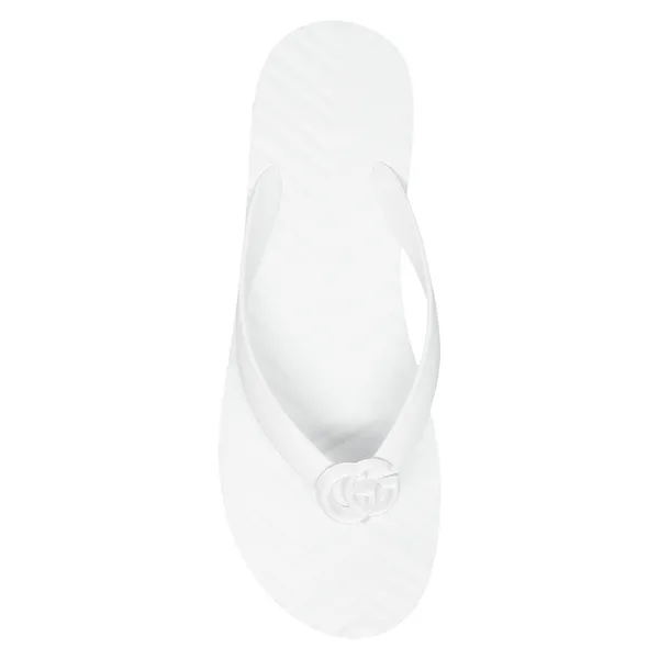 Dép Xỏ Ngón Nam Gucci White Flip-Flops With Logo 659229 Màu Trắng Size 40