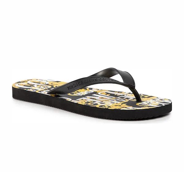 Dép Xỏ Ngón Nam Versace Jeans Couture Logo Print Flip Flops E0YVBSQ8 Màu Vàng Size 41 - Dép - Vua Hàng Hiệu