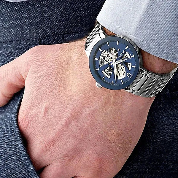 Đồng Hồ Đôi Bulova Watch 96A204 / 96P195 Màu Bạc