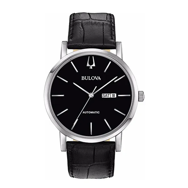 Đồng Hồ Nam Bulova American Clipper Automatic Watch 42mm 96C131 Màu Đen