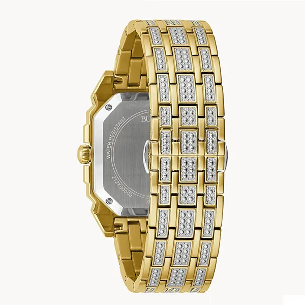 Đồng Hồ Nam Bulova Octava Crystal Bracelet Strap Watch 98A295 Màu Bạc/Gold - 4