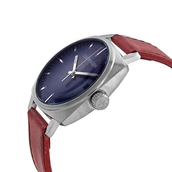 Đồng Hồ Nam Calvin Klein CK Fraternity Quartz Blue Dial Men's Watch K9N111ZN Màu Đỏ Tía - Đồng hồ - Vua Hàng Hiệu