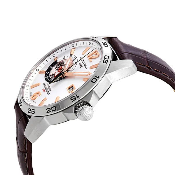 Đồng Hồ Nam Certina Podium GMT Watch C034.455.16.037.01 Màu Nâu - Đồng hồ - Vua Hàng Hiệu