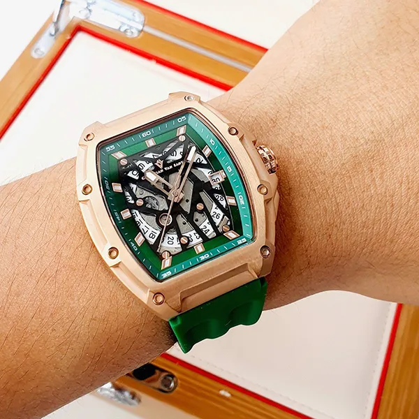 Đồng Hồ Nam Christian Van Sant Odyssey Watch CV6187 Màu Xanh Lá
