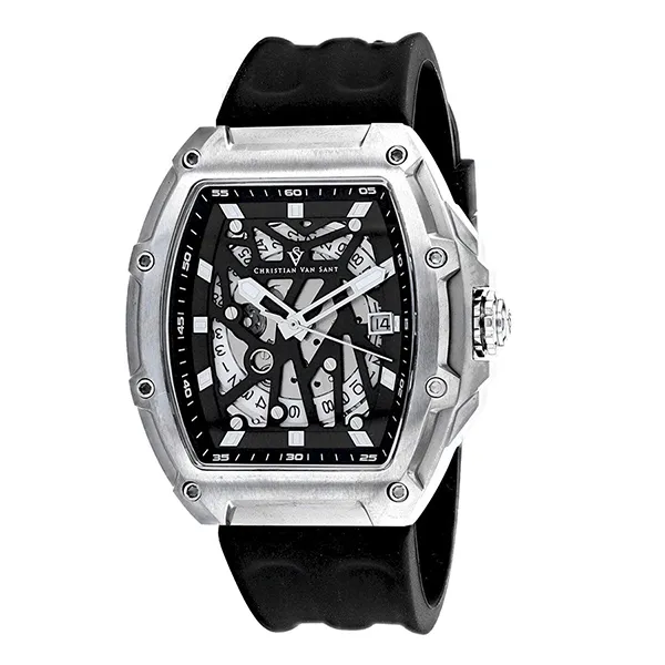 Đồng Hồ Nam Christian Van Sant Odyssey Watch CV6190 Màu Đen