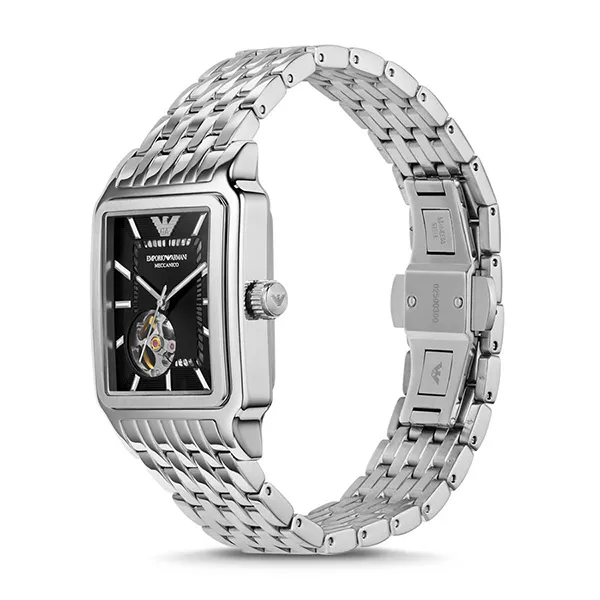 Đồng Hồ Nam Emporio Armani Automatic Stainless Steel Watch AR60057 Màu Bạc