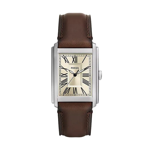 Đồng Hồ Nam Fossil Carraway Dây Da FS6012 Màu Nâu
