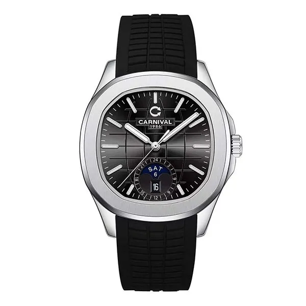 Đồng Hồ Nam I&W Carnival Aquanus Watch 8113G Màu Đen