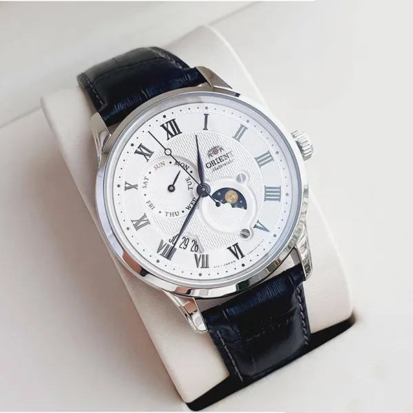 Đồng Hồ Nam Orient Sun Moon Gen 3 Watch RA-AK0008S10B Màu Đen