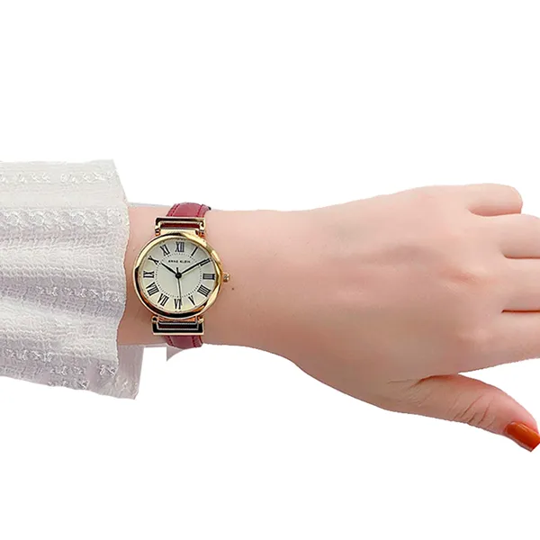 Đồng Hồ Nữ Anne Klein Quartz Watch AK/2246CRRD Màu Đỏ